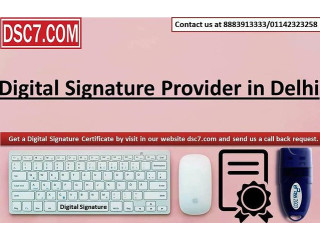 Digital Signature Certificate Service Provider in Delhi