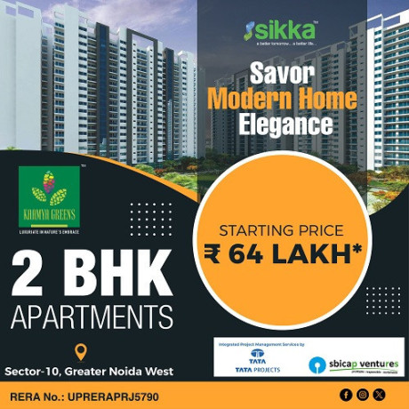 sikka-kamya-green-2bhk-luxury-apartment-in-sector-10-noida-west-big-0