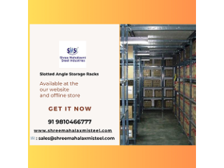 Shaping Spaces, Creating Order with Slotted Angle Storage Racks Manufacturer