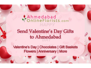 Send Valentine's Day gifts to Ahmedabad with online delivery