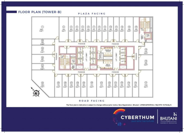 bhutani-cyberthum-offered-commerical-office-space-in-sector-140a-noida-big-2