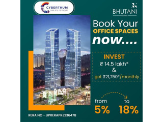 Hurry up to booking a Commercial Office Spaces by Bhutani Cyberthum in Greater Noida