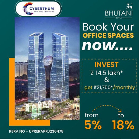 hurry-up-to-booking-a-commercial-office-spaces-by-bhutani-cyberthum-in-greater-noida-big-0