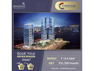 A Prime Commercial Office Spaces by Bhutani Cyberthum in Greater Noida