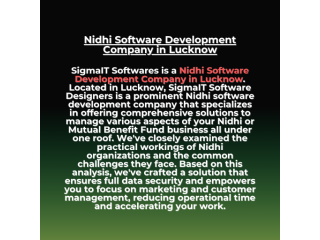 Nidhi Software Development Company in Lucknow