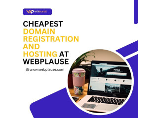 CHEAPEST DOMAIN REGISTRATION AND HOSTING AT WEBPLAUSE TECHNOLOGY,INDIA