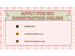 Apply for ISO Registration Online