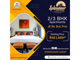 Apex splendour 2bhk & 3bhk luxury apartments In Techzone 4, Gr. Noida West