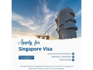 Singapore Tourist Visa in 5 days