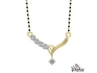 Cressida Diamond Mangalsutra by Dishis Designer Jewellery