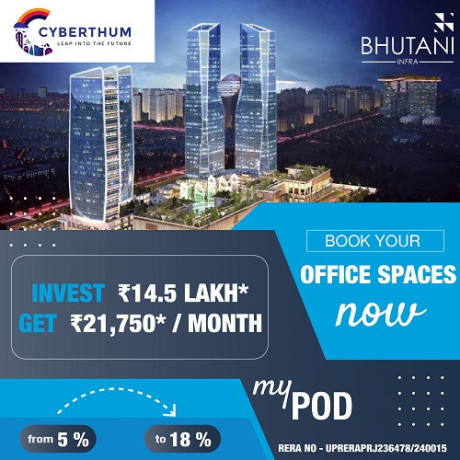 bhutani-cyberthum-offer-a-commerical-office-space-in-sector-140a-noida-big-0