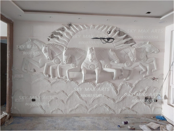 interior-horse-dry-wall-art-design-from-kukatpally-big-0