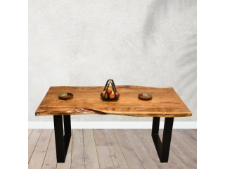 Elevate Your Space with Unique Epoxy Wooden Furniture | SattvaShilp Interior Design.