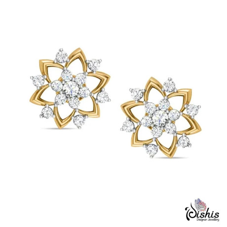 badarivasa-yellow-gold-stud-earrings-by-dishis-jewels-big-0