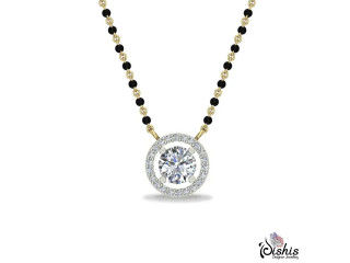 Abhilasa Gold Mangalsutra by Dishis Designer Jewellery.