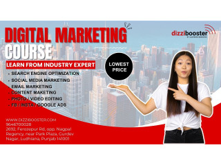 Thrive in the Digital Era with DizziBooster Digital Marketing Courses in Ludhiana