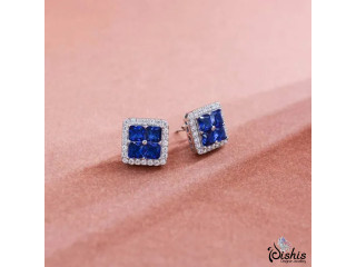 925 Sterling Silver Parul Earrings by Dishis Jewels