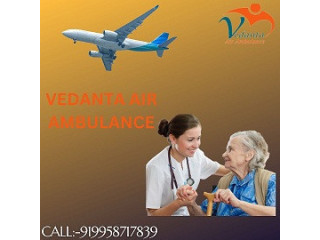 Avail the latest Medical Air Ambulance Service in Darbhanga by Vedanta