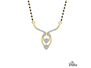 Autumn Diamond Mangalsutra by Dishis Jewels