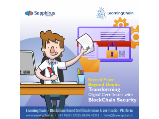 LearningChain- Blockchain powered certificates