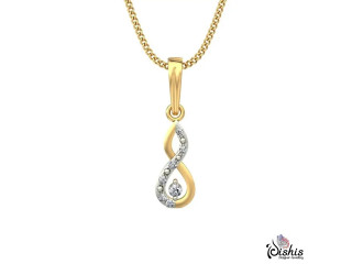 Buy Amelie Diamond Pendant by Dishis Designer jewellery.