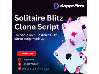 Solitaire Blitz Clone Script offers a cutting-edge mobile gaming experience with