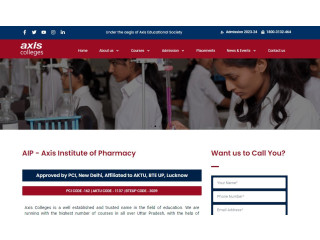 Axis Colleges: The Best B.Pharma College in UP Kanpur