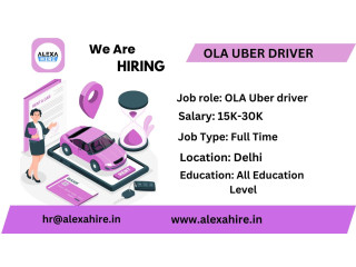 Ola Uber driver job in Delhi | new vacancy