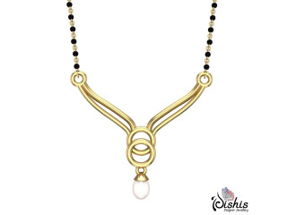 Daksha Gold Mangalsutra by Dishis Designer Jewellery.