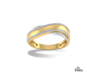 Buy Dipti Diamond Ring For Engagement by Dishis Jewels
