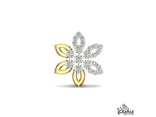 Keera Diamond Nosepin by Dishis Designer Jewellery.