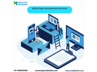 Whitepaper Development Services in Mobiloitte