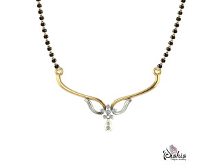 Anaya Diamond Mangalsutra by Dishis Designer jewellery.