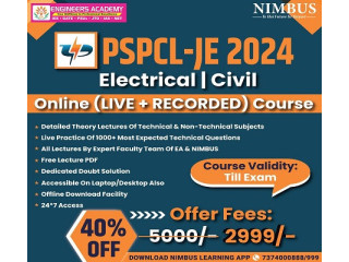 Best PSPCL JE Online Course Available at a Cheap Price