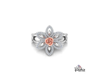 Piya Diamond Ring by Dishis Designer Jewellery.
