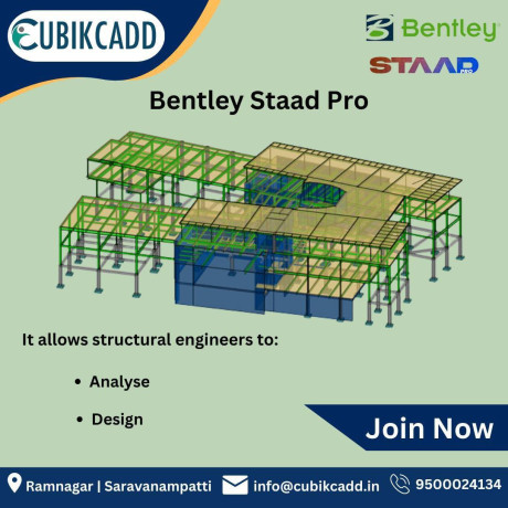 bentley-staadpro-cadd-certification-in-coimbatore-best-placement-bentley-staadpro-cad-training-in-coimbatore-big-0