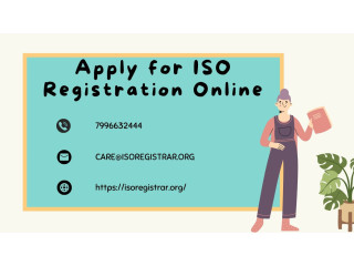 Apply for ISO Registration Online