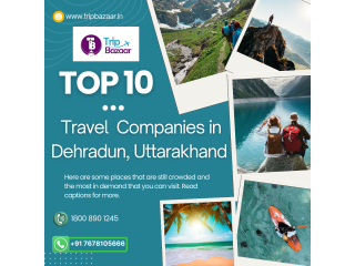 Top 10 travel companies in dehradun