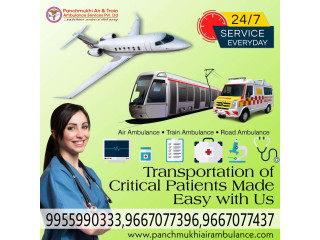 Utilize Panchmukhi Air Ambulance Services in Patna with Advanced Medical Features