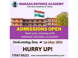 START YOUR JOURNEY WITH MANASA DEFENCE ACADEMY