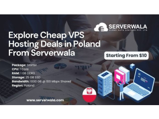 Explore Cheap VPS Hosting Deals in Poland From Serverwala