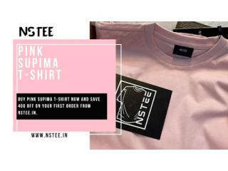 Pink 100% supima t shirt | pink supima t shirt