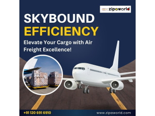 Zipaworld, your top choice for air freight, air cargo and air freight forwarding services.