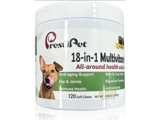 PrestiPet Total Health 18-in-1 Multivitatmin Chews